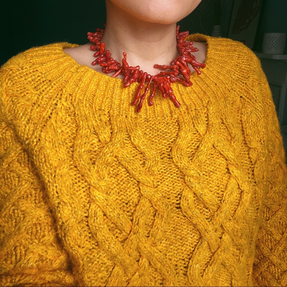 Genuine Red Coral Necklace